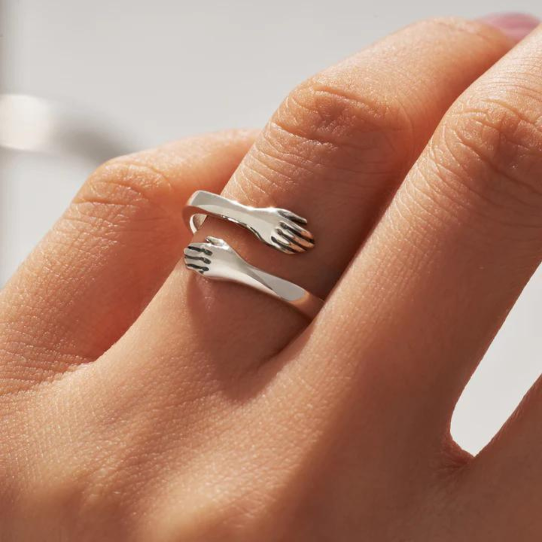 Silver Hug Ring